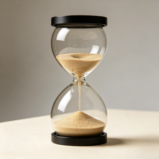 Climatese® Classic Glass Hourglass Decor