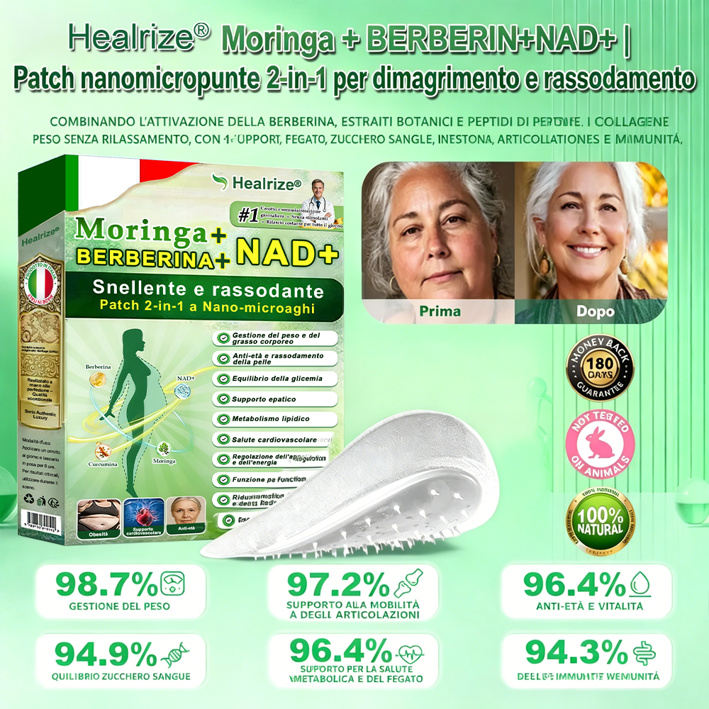 【𝐔𝐥𝐭𝐢𝐦𝐨 𝐠𝐢𝐨𝐫𝐧𝐨 𝐝𝐢 𝐩𝐫𝐨𝐦𝐨𝐳𝐢𝐨𝐧𝐞 – 𝟖𝟎% 𝐃𝐈 𝐒𝐂𝐎𝐍𝐓𝐎】 🧑‍⚕️ 𝐇𝐞𝐚𝐥𝐫𝐢𝐳𝐞® 𝐌𝐨𝐫𝐢𝐧𝐠𝐚 · 𝐁𝐞𝐫𝐛𝐞𝐫𝐢𝐧𝐚 × 𝐍𝐀𝐃+ 𝟏𝟎-𝐢𝐧-𝟏 𝐂𝐞𝐫𝐨𝐭𝐭𝐨 𝐚𝐯𝐚𝐧𝐳𝐚𝐭𝐨 𝐚 𝐧𝐚𝐧𝐨 𝐦𝐢𝐜𝐫𝐨𝐚𝐠𝐡𝐢 ✅ 𝟕 𝐜𝐞𝐫𝐨𝐭𝐭𝐢 𝐩𝐞𝐫 𝐜𝐨𝐧𝐟𝐞𝐳𝐢𝐨𝐧𝐞 · 𝐅𝐨𝐫𝐧𝐢𝐭𝐮𝐫𝐚 𝐩𝐞𝐫 𝐮𝐧𝐚 𝐬𝐞𝐭𝐭𝐢𝐦𝐚𝐧𝐚