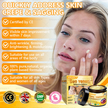 🎀𝗔𝗿𝗶𝗮𝗚𝗹𝗼® 🐝 Bee venom Comprehensive Cream  Sagging Skin, Fine Lines, Loss of Firmness, Flat Bust, Drooping Hips, and More