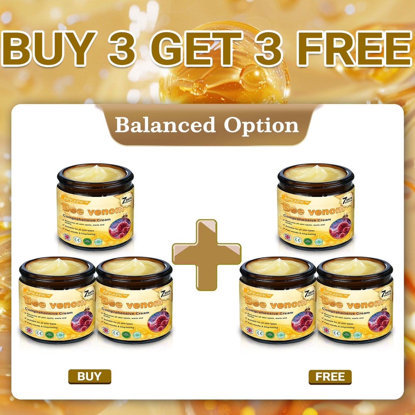 🎀𝗔𝗿𝗶𝗮𝗚𝗹𝗼® 🐝 Bee venom Comprehensive Cream  Sagging Skin, Fine Lines, Loss of Firmness, Flat Bust, Drooping Hips, and More
