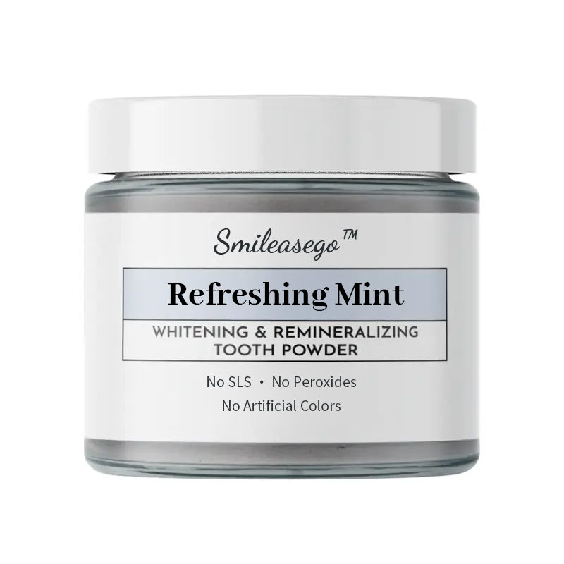 Smileasego™ Whitening Remineralizing Tooth Powder🎁 Fluoride Free🔥Teeth Polish & Stain Remover