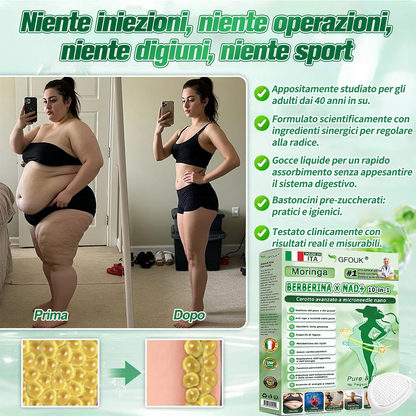 IT Negozio ufficiale | 🍀GLORENDA® Moringa Berberinex NAD+ Cerotto con microaghi nano 10 in 1 (Solo una volta al giorno, cambiamenti visibili in 7 giorni)